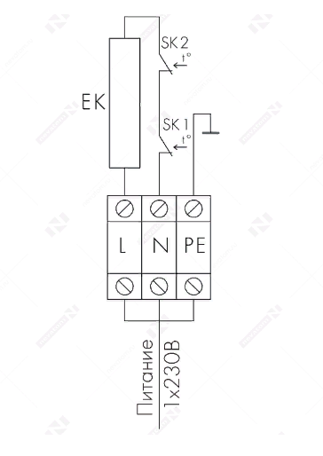 Нагреватель электрический NEK-1003